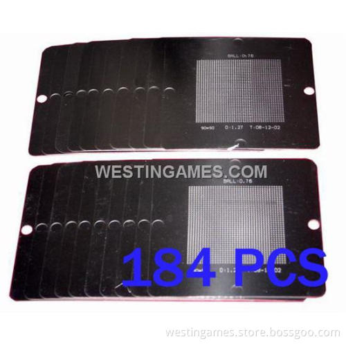 110PCS BGA Reballing Stencil Templates